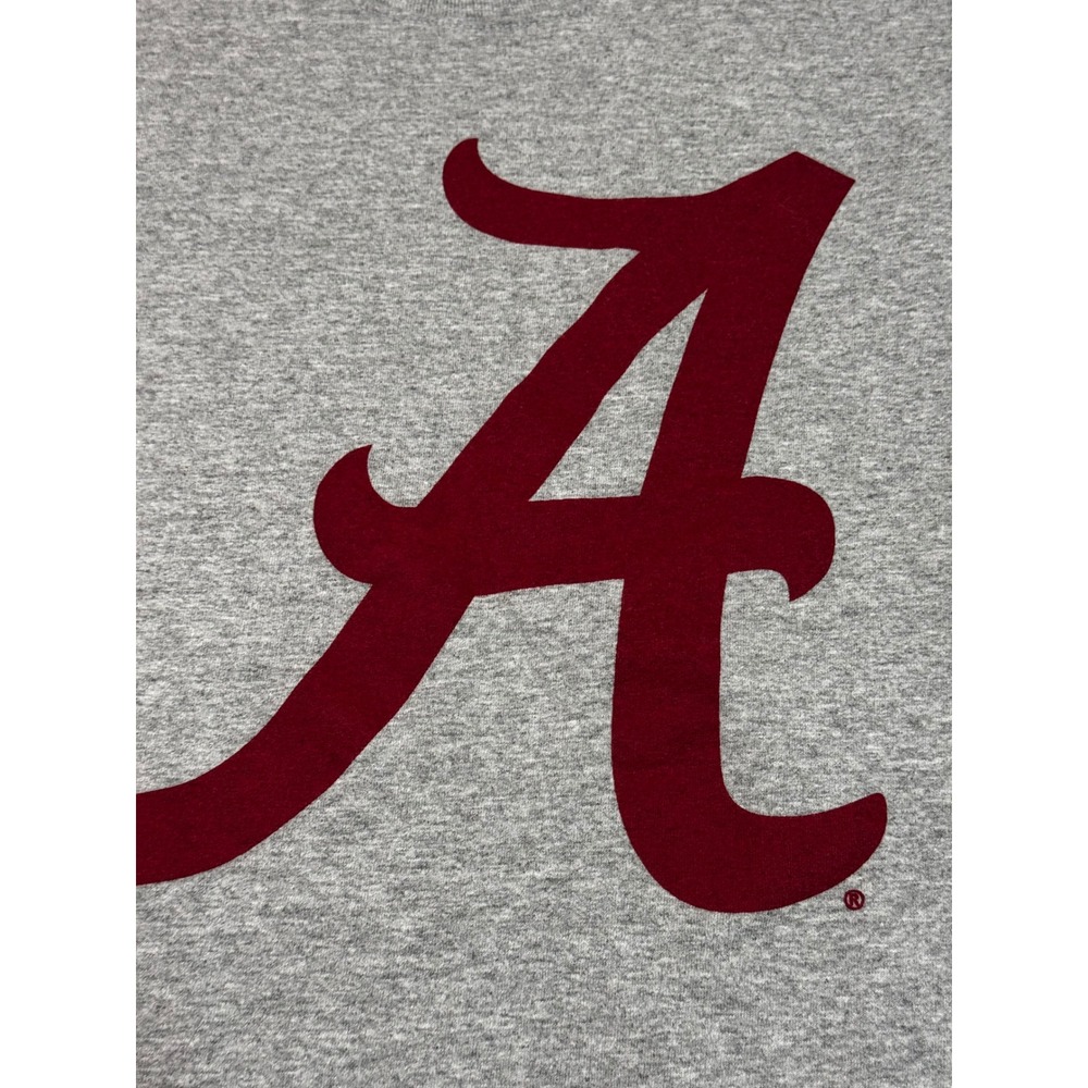 MV Sport Alabama Crimson Tide T-Shirt Mens Large Gray NCAA Bama Roll Tide Tee